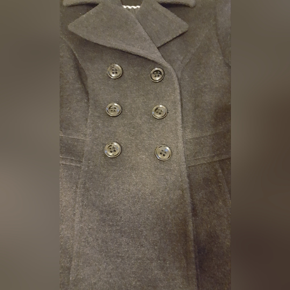 St. John's Bay Peacoat - Black - Size Small